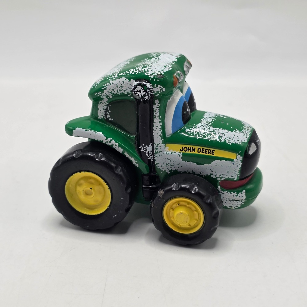 John Deere Ertl Johnny Tractor Diecast Metal Toy Green Farm Vehicle Splatter